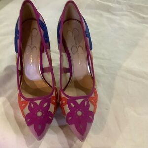 Jessica Simpson size 9 1/2.  Worn once.
